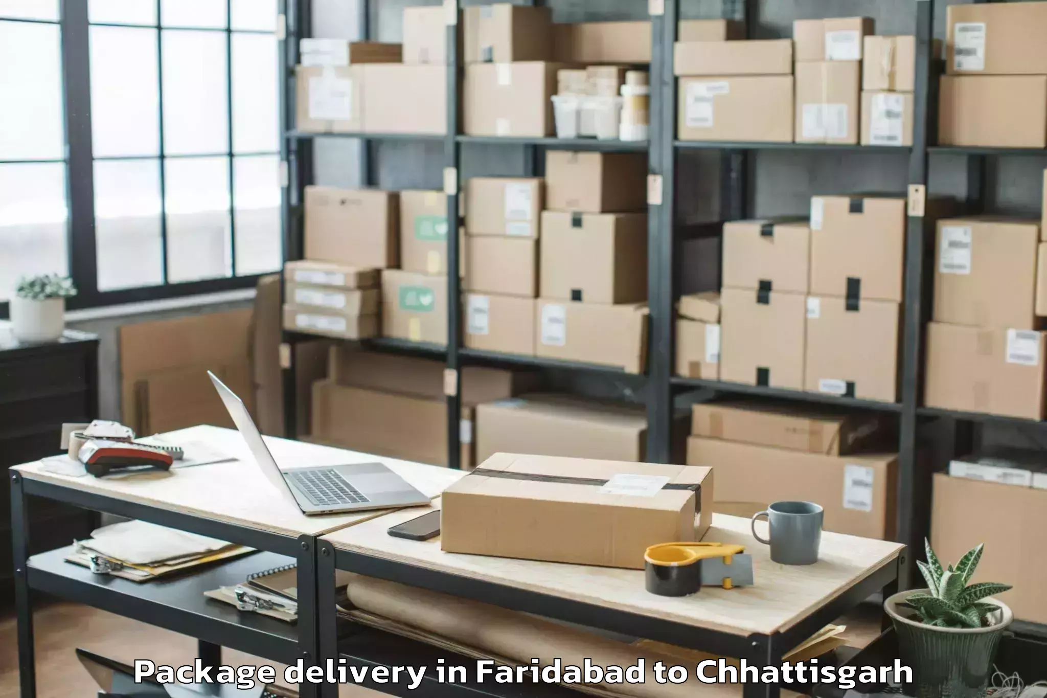 Leading Faridabad to Indira Kala Sangeet Vishwavidy Package Delivery Provider